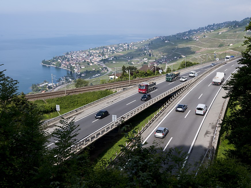 En 2024 de gros chantiers sont à nouveau prévus sur l'A9 entre Chexbres et Vennes, notamment l'assainissement des tunnels de Chauderon et de Criblette (archives).