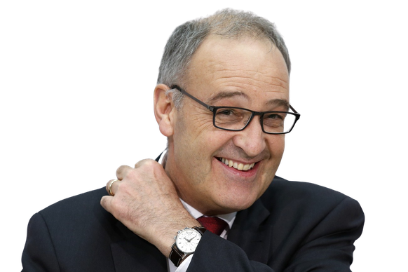 Le ministre de l&#039;Economie, Guy Parmelin.