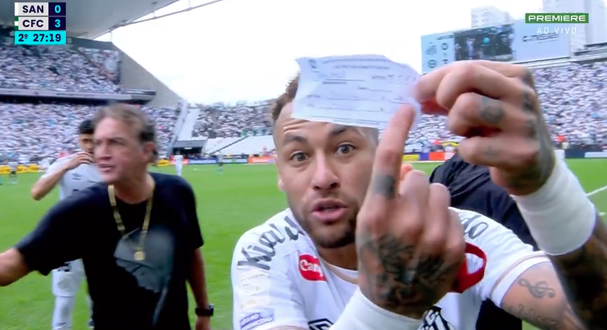 Neymar craque à cause d'un malentendu lunaire