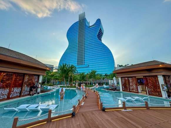 HOLLYWOOD, FLORIDA - MAY 18: General view of the venue during the Sports Illustrated Swimsuit Celebration of the 2024 Issue Release and 60th Anniversary with Swimsuit Island on May 18, 2024 in Hollywo ...