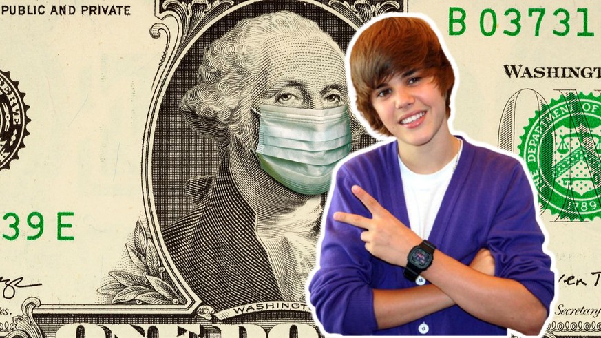 Justin bieber dollar américain argent etats-unis