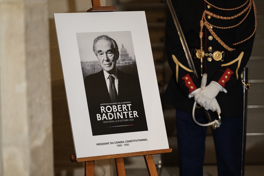 Robert Badinter, ancien Ministre de la Justice de France.