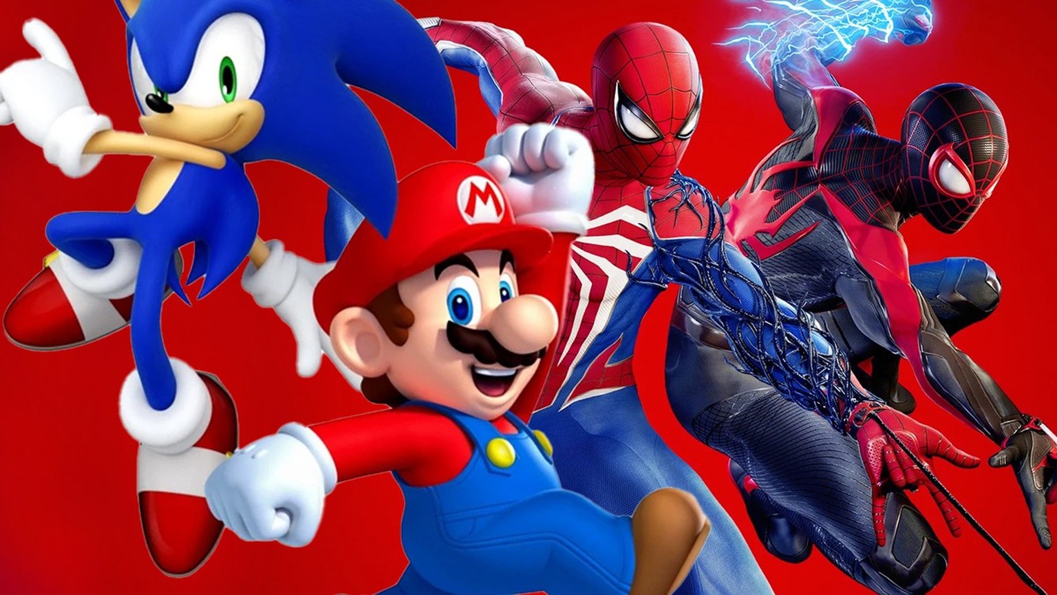 Sonic, Mario et Spider-Man sont à l'honneur cette semaine.