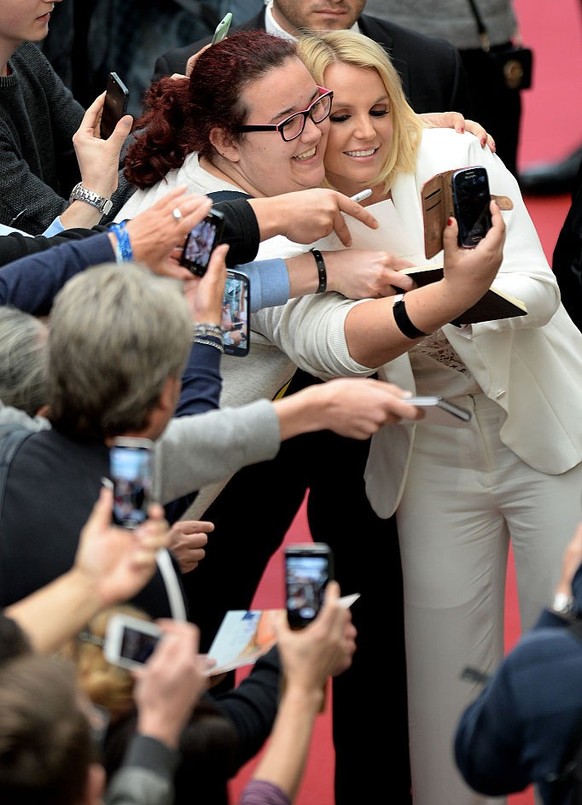 OBERHAUSEN, GERMANY - SEPTEMBER 25: Britney Spears arrives prior to the presentation of dessous collection &#039;The Intimate Collection&#039; at CentrO shopping mall on September 25, 2014 in Oberhaus ...