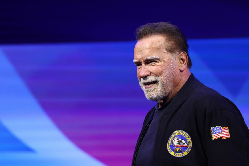 Birmingham, UK. Arnold Schwarzenegger at the Arnold Sports Festival UK 2026. The NEC. 28th March 2026. LMK430-S290326-001 Anfisa Polyushkevych/Landmark Media . PUBLICATIONxNOTxINxUKxUSAxCAN