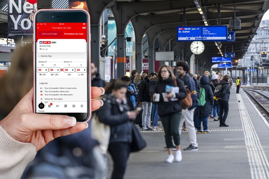 Les quatre trains les plus bondés de Suisse sont Romands