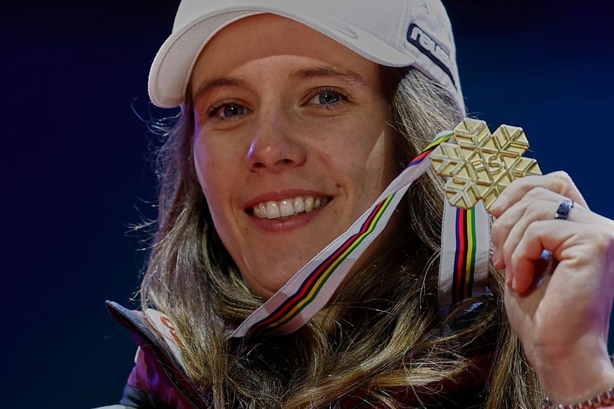 Camille Rast, championne du monde du slalom.