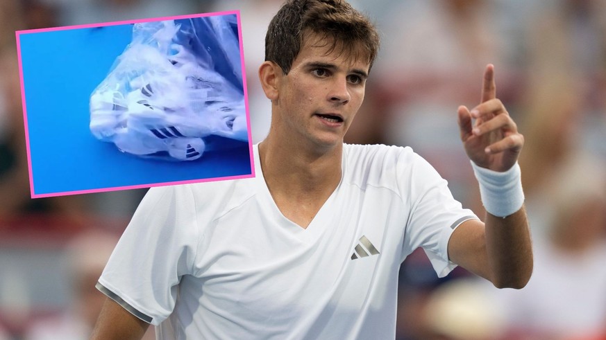 Les chaussures de ce tennisman font polémique: sa réponse est mythique