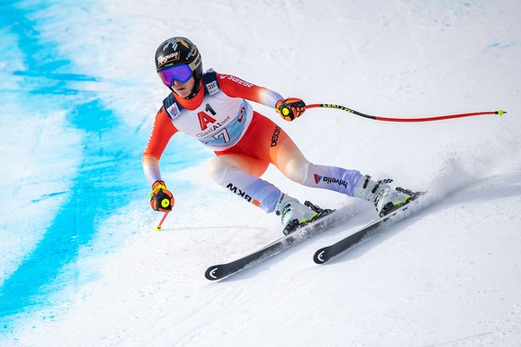 ABD0033_20230115 - ST. ANTON - �STERREICH: Lara Gut Behrami (SUI) im Rahmen des alpinen Skiweltcups beim Frauen Super-G am Sonntag, 15 J�nner 2023, in St. Anton/Arlberg. - FOTO: APA/EXPA/JOHANN GRODER