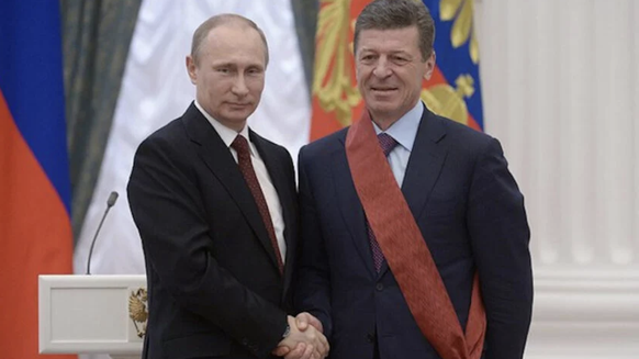 Vladimir Poutine et Dmitri Kozak.