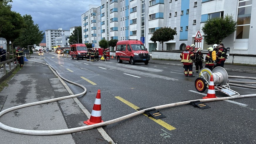 Un incendie dans un immeuble à Bulle (FR) fait deux morts.