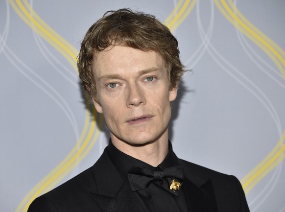 Alfie Allen arrives at the 75th annual Tony Awards on Sunday, June 12, 2022, at Radio City Music Hall in New York. (Photo by Evan Agostini/Invision/AP)
Alfie Allen