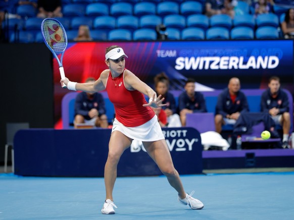 Belinda Bencic a mis la Suisse sur orbite avant le match de Stan Wawrinka.