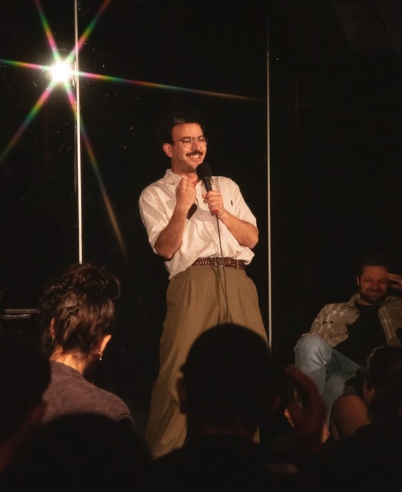 Yacine Nemra au Bar Club ABC en avril dernier.