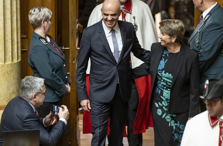 «Alain Berset a guidé le pays à travers des périodes de turbulences»