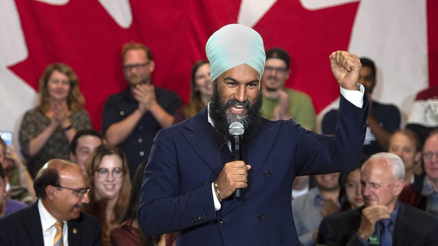 Jagmeet Singh Canada premier ministre politique élections Justin Trudeau homme