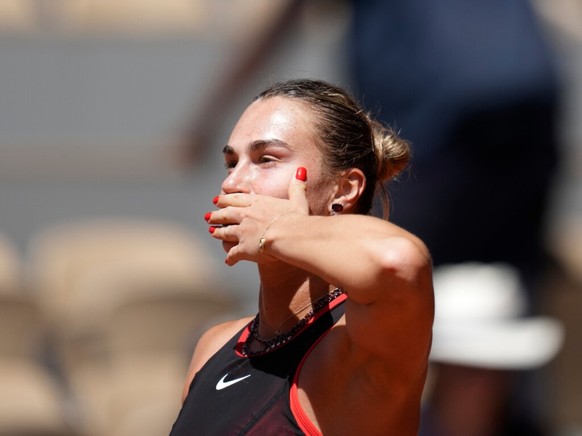 Aryna Sabalenka a connu un 1er tour tranquille à Paris