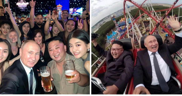 Fake news IA avec Poutine et Kim Jong Un
