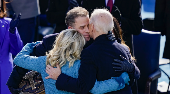 Faire bloc, toujours. Le mantra de la first family, ici lors de l'investiture de Biden, en janvier 2021.