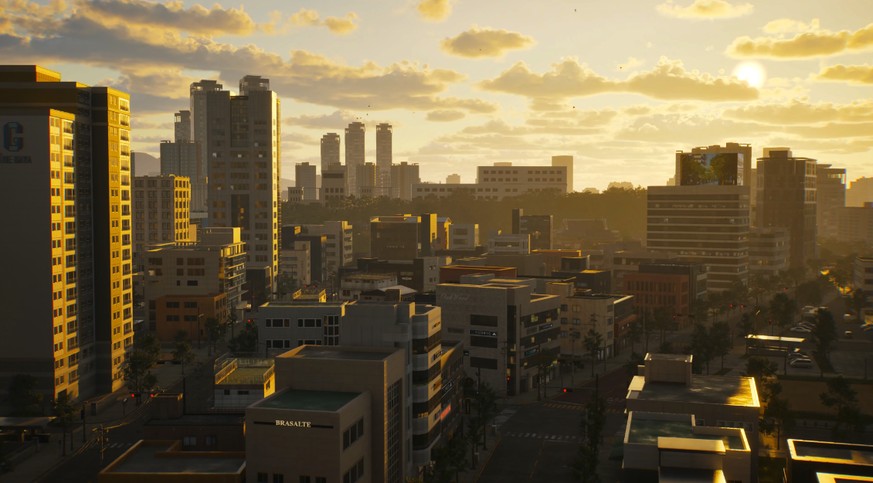 La ville de Dowon, une des villes à choix au début du jeu.