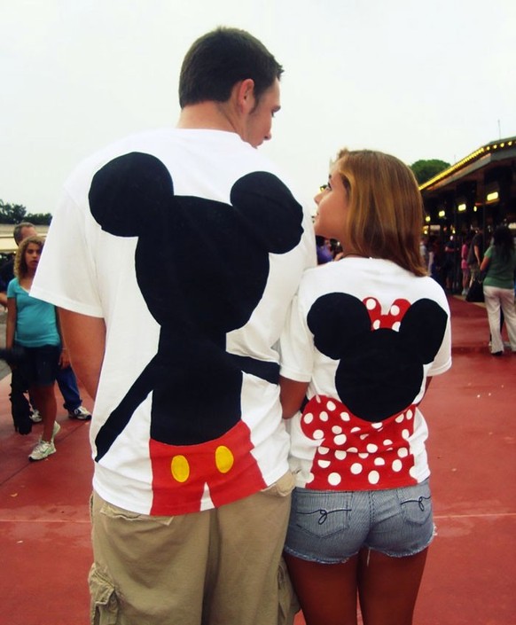 Disneylang Shirt Mickey Minni Mouse