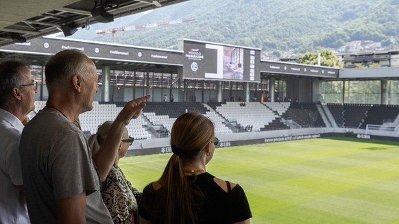 Open day for the public for the inauguration of the new AIL Arena stadium, the new home of FC Lugano, on Saturday, 30 May 2026, in Lugano, Switzerland. (KEYSTONE/Ti-Press/Massimo Piccoli)