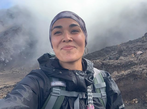 Hannah, ici en 2022, est décrite comme une passionnée de voyage et de nature.