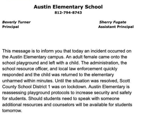 L'école primaire a notamment annoncé vouloir renforcer la sécurité autour de l'établissement.