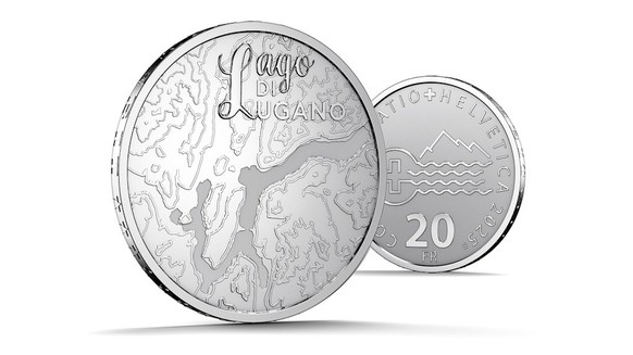 Pièces d’argent « Lac Majeur » et « Lac de Lugano »