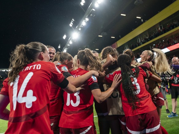 Les Suissesses savourent leur victoire face à l&#039;Islande