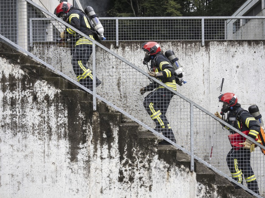 Un important incendie s'est déclaré vendredi après-midi dans un immeuble de la Via Maggio à Viganello, un quartier de Lugano. (photo prétexte)
