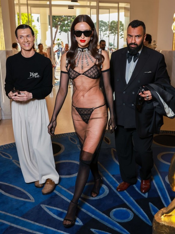 CANNES, FRANCE - MAY 22: Irina Shayk is seen at the Hotel Martinez during the 76th Cannes film festival on May 22, 2023 in Cannes, France. (Photo by Arnold Jerocki/GC Images)