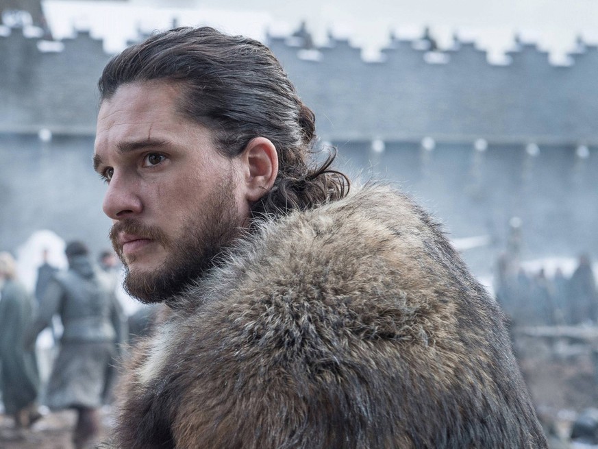 Kit Harington as Jon Snow, Game of Thrones Season 8 (2019), Photo Credit: Helen Sloan-HBO / The Hollywood Archive Los Angeles CA PUBLICATIONxINxGERxSUIxAUTxONLY Copyright: xHelenxSloan/HBOx 33803_017T ...