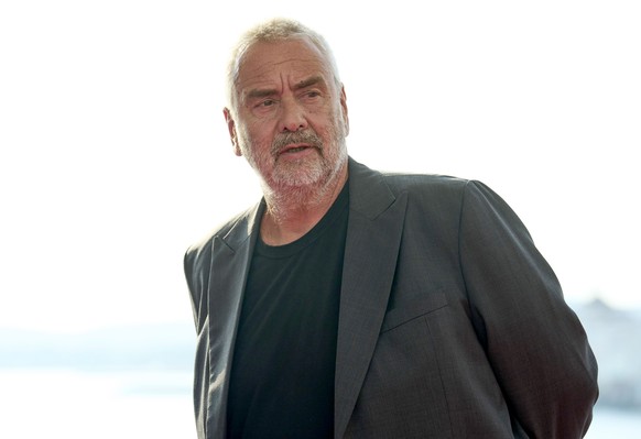 epa12455920 French filmmaker Luc Besson poses for media during the presentation of the film &#039;Dracula, a Love Tale&#039;, at the 58th Sitges International Fantasy and Horror Film Festival in the c ...