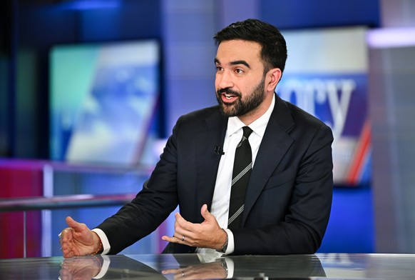 New York City Democratic mayoral candidate Zohran Mamdani speaks during an interview on "The Story with Martha MacCallum" at Fox News on Wednesday, Oct. 15, 2025, in New York. (Photo by Evan ...