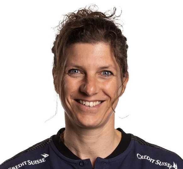 Portrait von Melanie Pauli, SFV Konditionstrainer der Schweizer Fussballnationalmannschaft der Frauen, fotografiert am 5. April 2022 in Zuerich. (KEYSTONE/SFV/Severin Bigler)