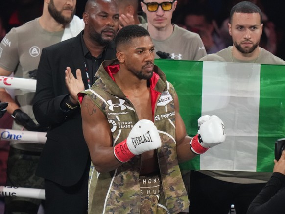 Anthony Joshua affrontera Tyson Fury cette ann閑 (archives).