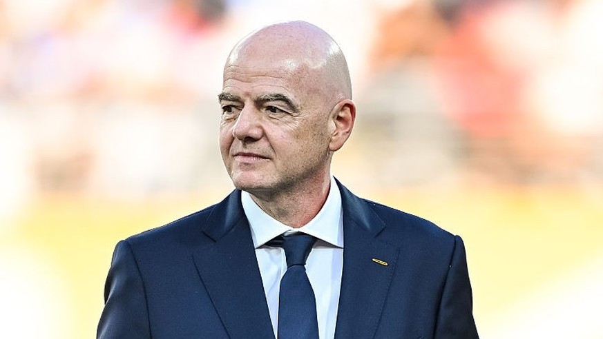 East Rutherford, United States - July 19: FIFA president Gianni Infantino looks on after the FIFA World Cup 2026 Final match between Spain and Argentina at New York New Jersey Stadium on July 19, 2026 ...