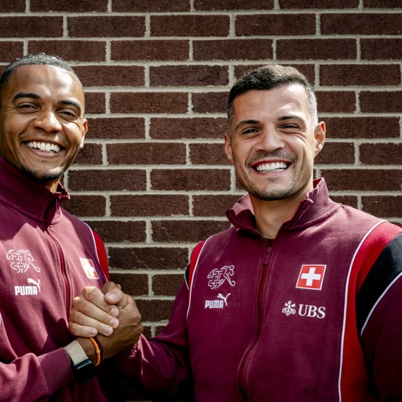 Manuel Akanji (à gauche) et Granit Xhaka: les patrons de l&#039;équipe de Suisse.