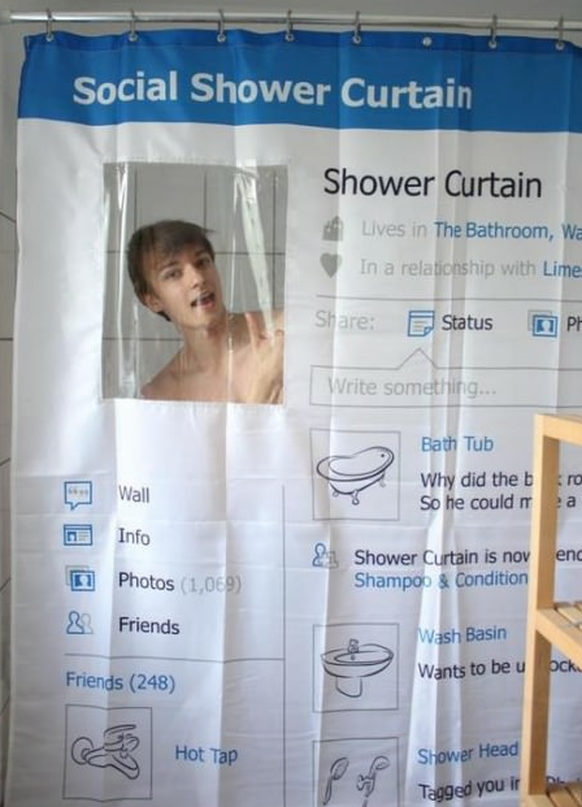 lustige duschvorhänge