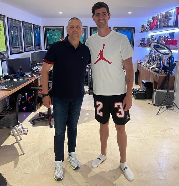 Thierry Barnerat est l'analyste vidéo de Thibaut Courtois depuis février 2021.