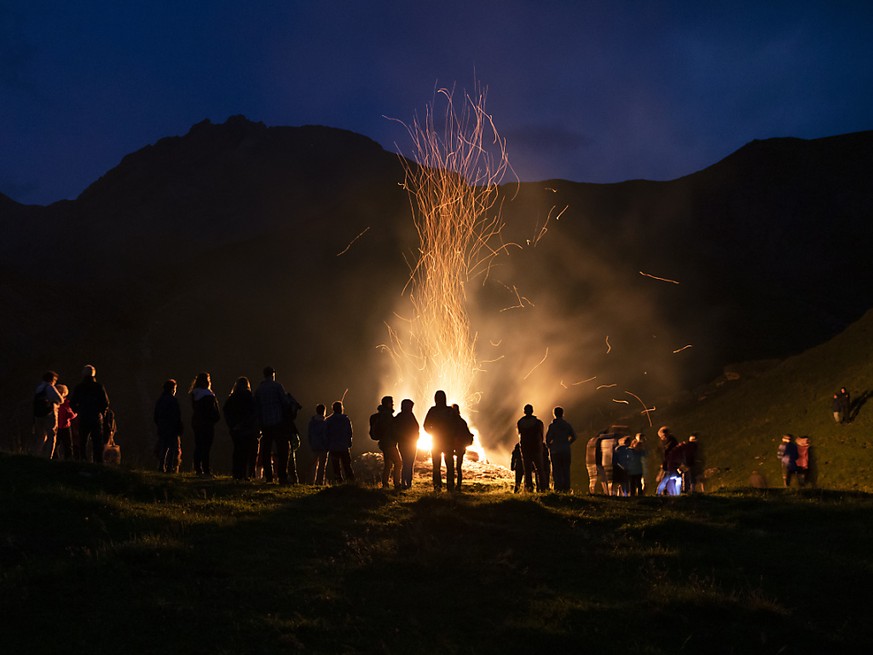 Un feu du 1er Ao