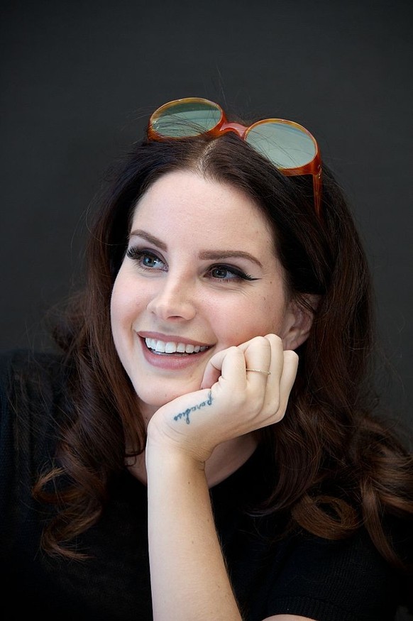 NEW YORK, NY - DECEMBER 04: Lana Del Rey at the &quot;Big Eyes&quot; Press Conference at the Mandarin Oriental Hotel on December 4, 2014 in New York City. (Photo by Vera Anderson/WireImage)
