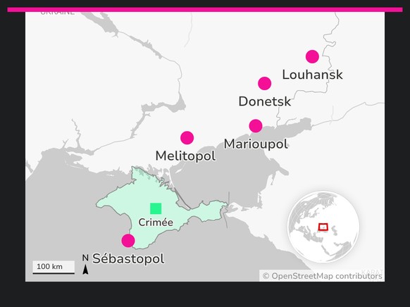 Est de l'Ukraine.