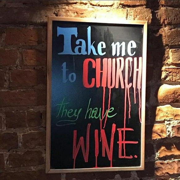 <strong>«Amène-moi à l'église, ils ont du vin»</strong>