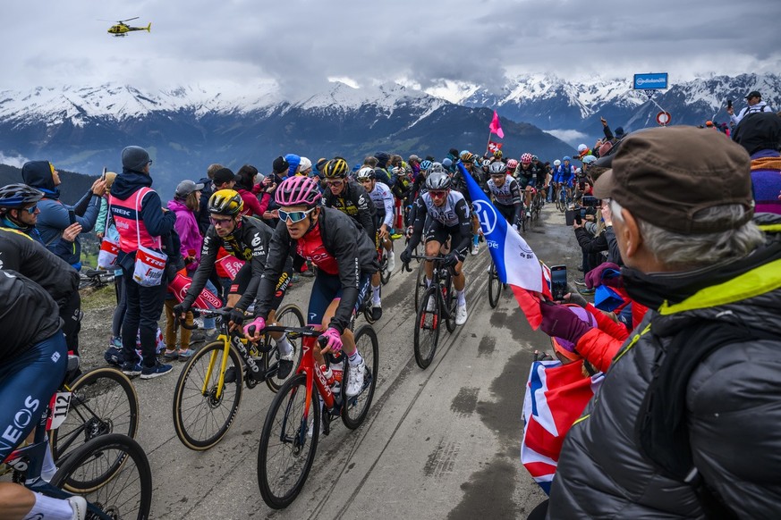Le Tour d&#039;Italie en Suisse, c&#039;est chaotique