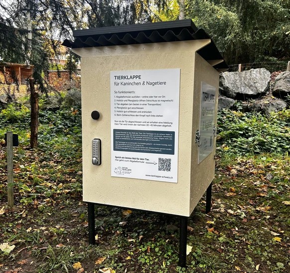 Boîte pour petits animaux domestiques abandonnés en Suisse
