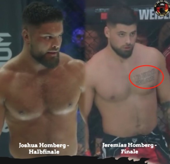 C'est le tatouage de Jeremias sur le pectoral gauche qui les différencie.