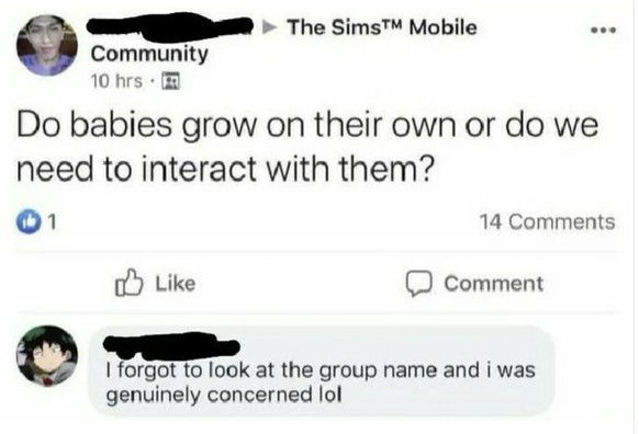 Lustige Bilder und Memes zu den Sims