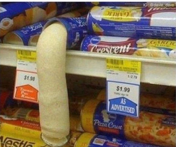 Faildienstag: Teig Fail (hihi, Penis)